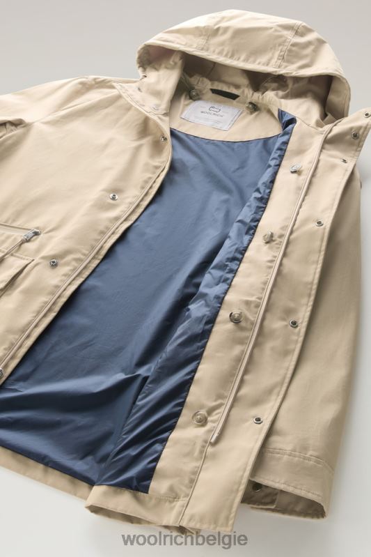 3-in-1 bergjas van zacht byrd-katoen met gewatteerd afneembaar vest Woolrich Heren 8TTN0425 strandzand kleding