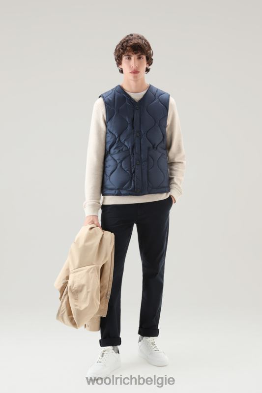 3-in-1 bergjas van zacht byrd-katoen met gewatteerd afneembaar vest Woolrich Heren 8TTN0425 strandzand kleding