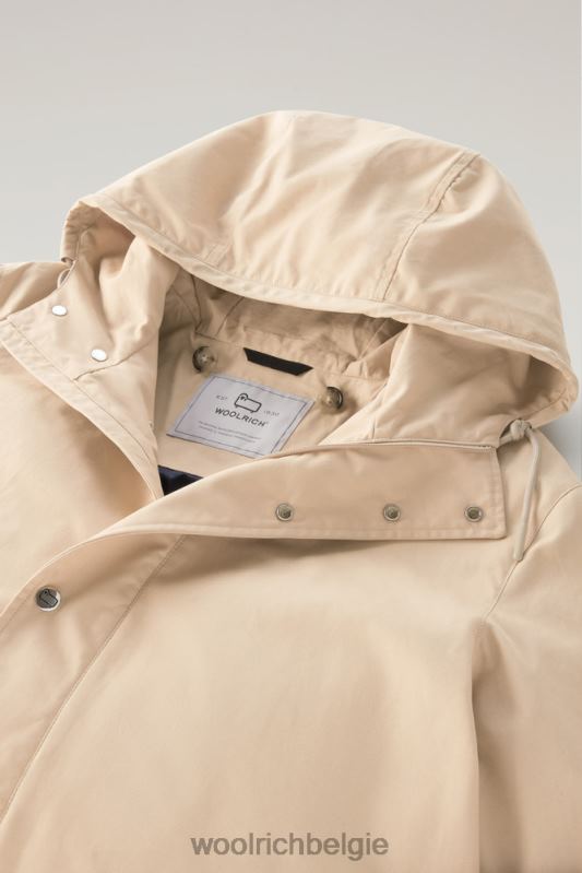 3-in-1 bergjas van zacht byrd-katoen met gewatteerd afneembaar vest Woolrich Heren 8TTN0425 strandzand kleding