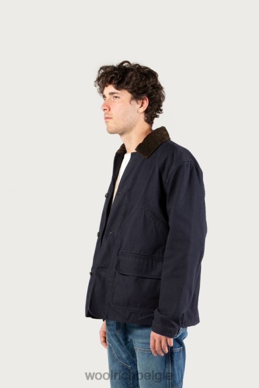 3-in-1 jack van puur katoen one of the day Woolrich Heren 8TTN0619 marine kleding