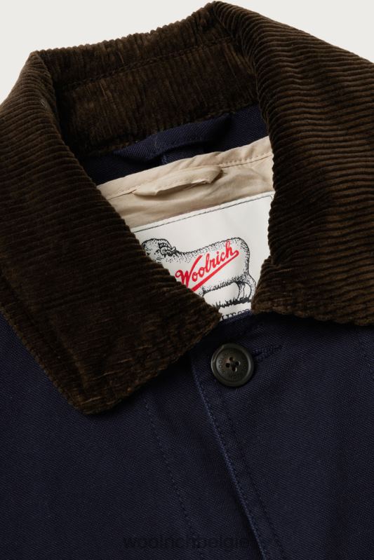 3-in-1 jack van puur katoen one of the day Woolrich Heren 8TTN0619 marine kleding