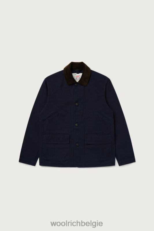 3-in-1 jack van puur katoen one of the day Woolrich Heren 8TTN0619 marine kleding