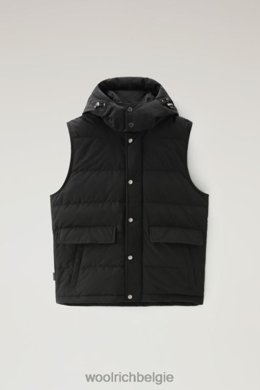 Aleoetenvest met afneembare capuchon Woolrich Heren 8TTN0773 zwart kleding