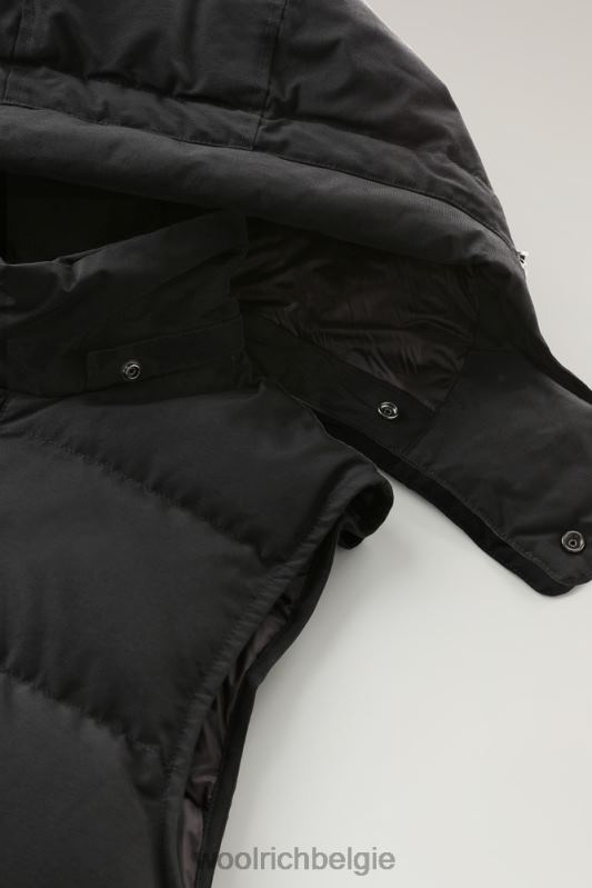 Aleoetenvest met afneembare capuchon Woolrich Heren 8TTN0773 zwart kleding