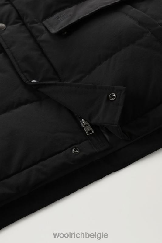 Aleoetenvest met afneembare capuchon Woolrich Heren 8TTN0773 zwart kleding