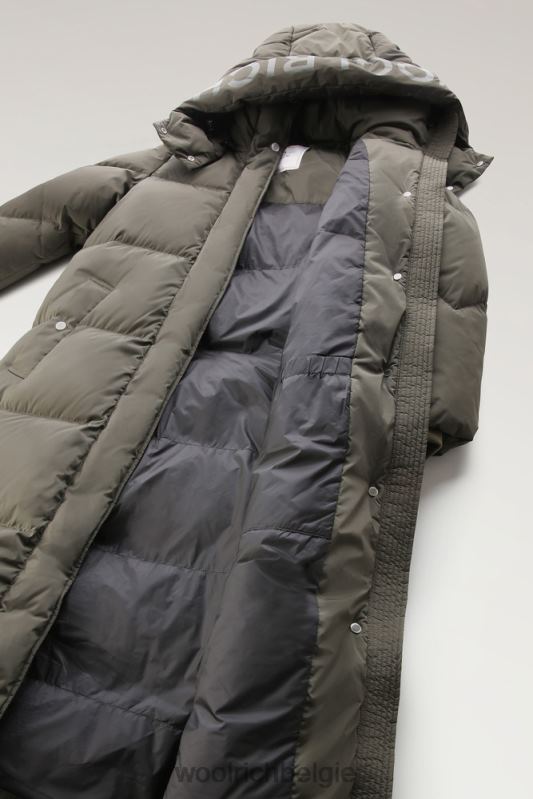 Aurora lange parka Woolrich vrouwen 8TTN0208 donkergroen kleding