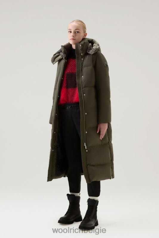 Aurora lange parka Woolrich vrouwen 8TTN0208 donkergroen kleding