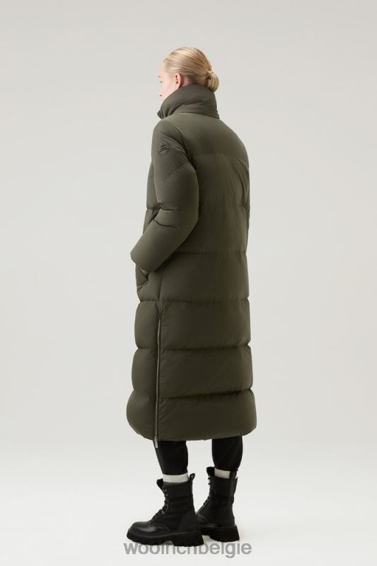 Aurora lange parka Woolrich vrouwen 8TTN0208 donkergroen kleding