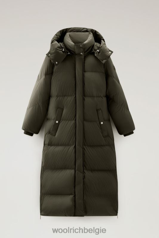 Aurora lange parka Woolrich vrouwen 8TTN0208 donkergroen kleding