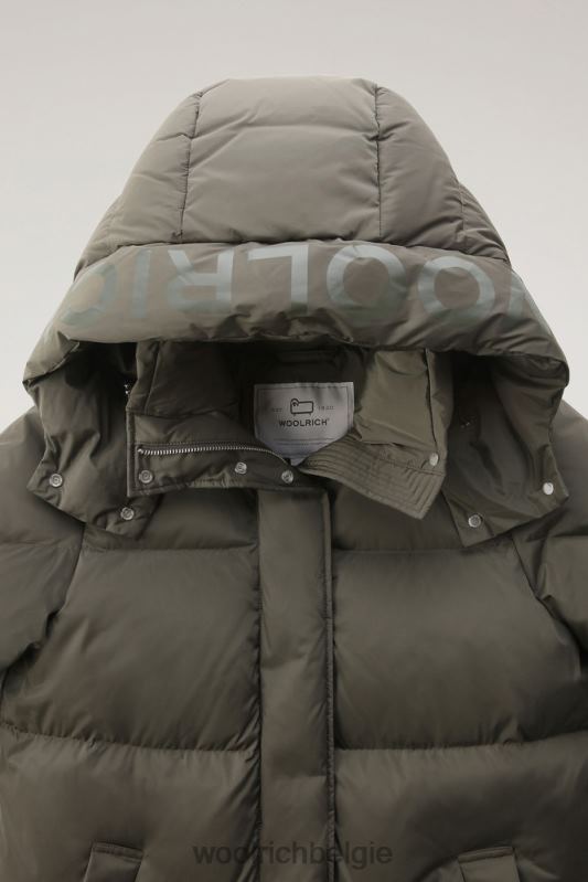 Aurora lange parka Woolrich vrouwen 8TTN0208 donkergroen kleding