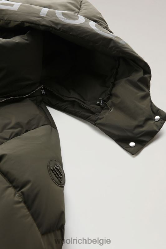 Aurora lange parka Woolrich vrouwen 8TTN0208 donkergroen kleding