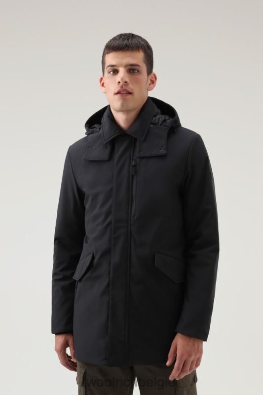 Barrow mac softshell jas Woolrich Heren 8TTN0822 zwart kleding