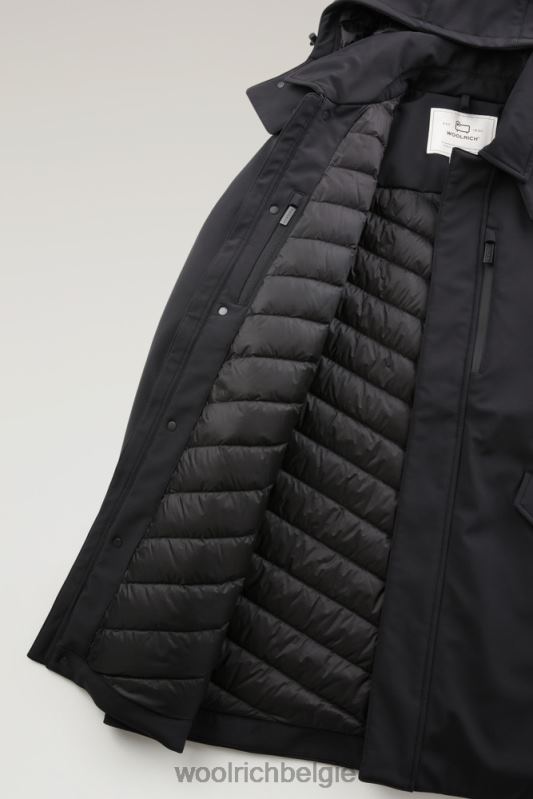 Barrow mac softshell jas Woolrich Heren 8TTN0822 zwart kleding