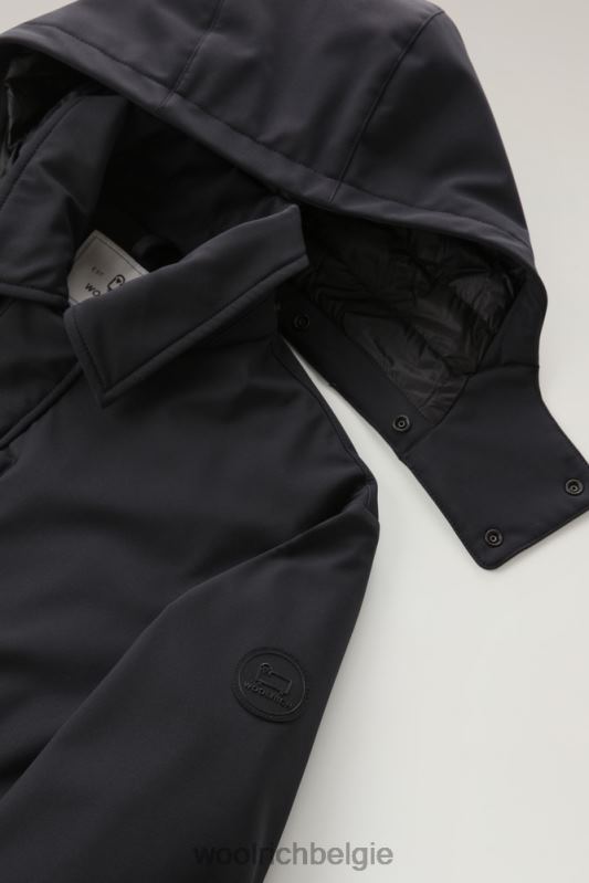 Barrow mac softshell jas Woolrich Heren 8TTN0822 zwart kleding