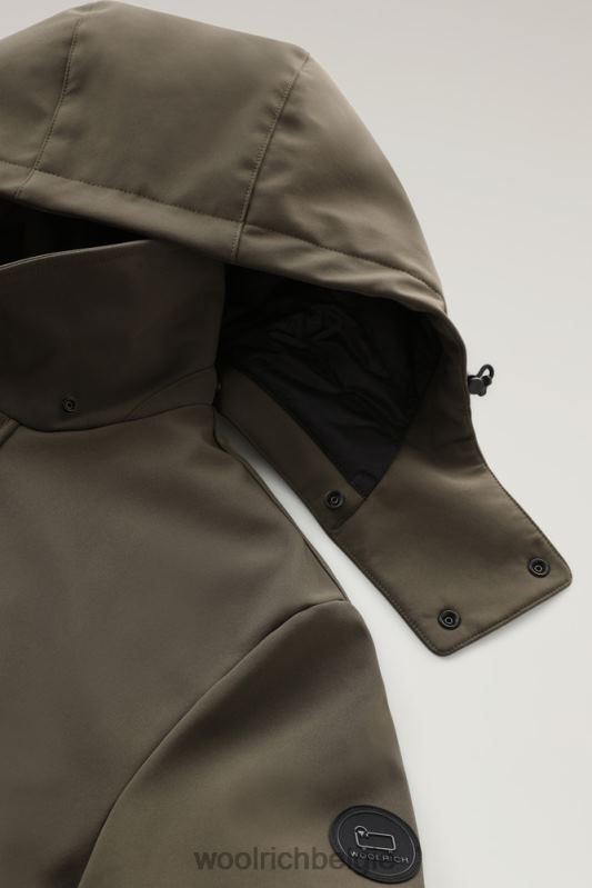Barrow mac softshell jas Woolrich Heren 8TTN0827 donkergroen kleding