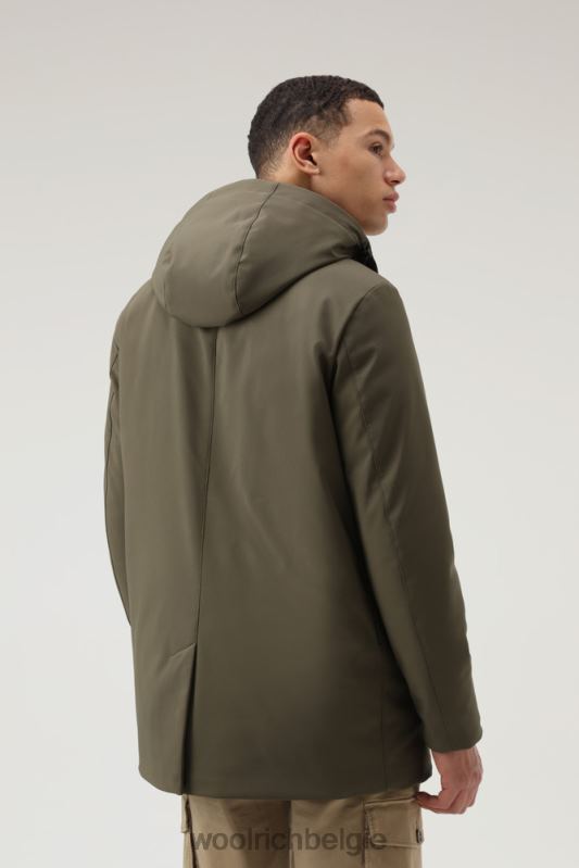 Barrow mac softshell jas Woolrich Heren 8TTN0827 donkergroen kleding