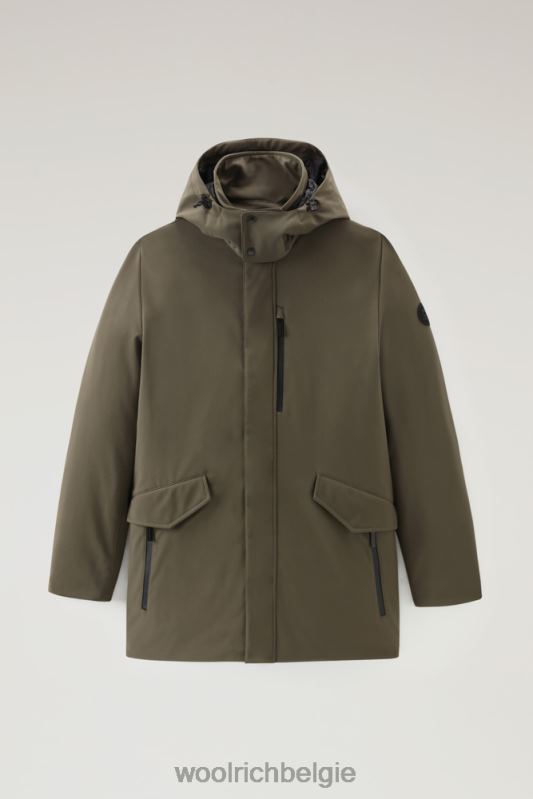 Barrow mac softshell jas Woolrich Heren 8TTN0827 donkergroen kleding