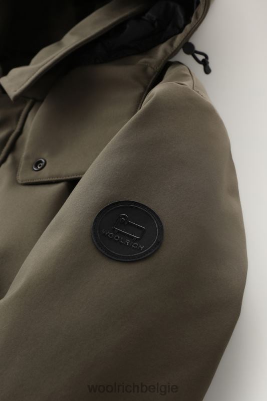 Barrow mac softshell jas Woolrich Heren 8TTN0827 donkergroen kleding