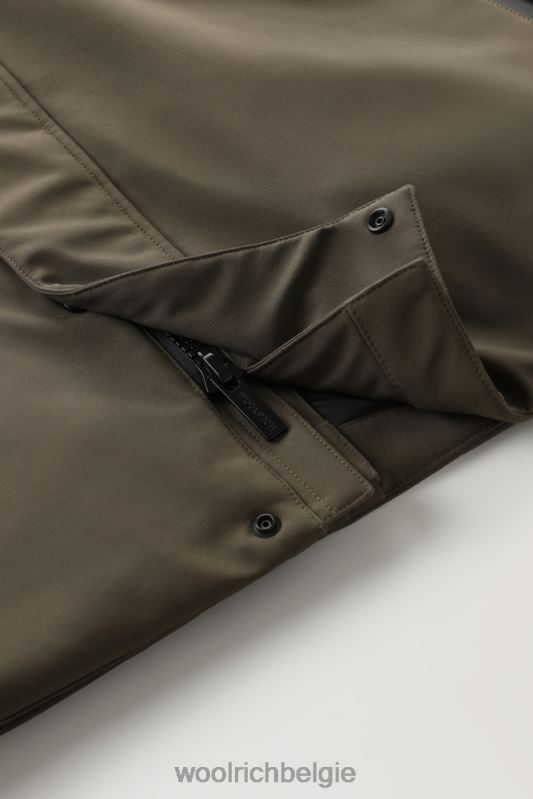 Barrow mac softshell jas Woolrich Heren 8TTN0827 donkergroen kleding