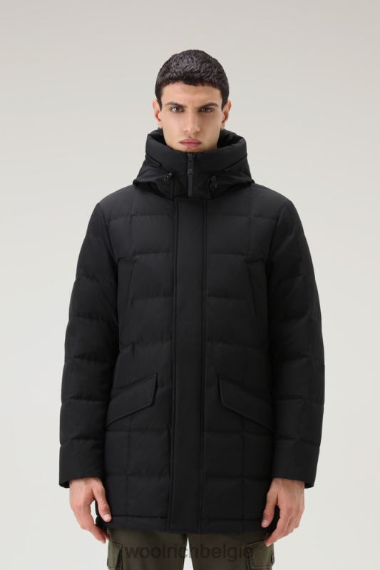Blizzard gewatteerde parka van ramar-stof Woolrich Heren 8TTN0641 zwart kleding