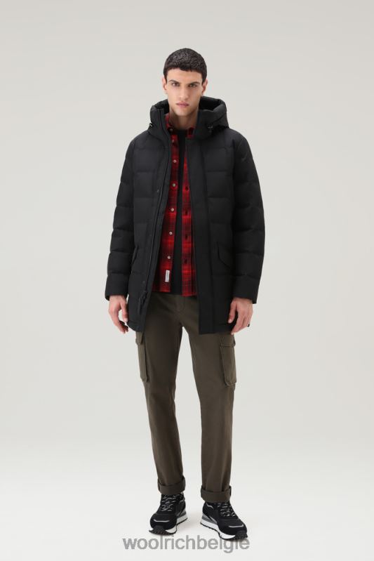 Blizzard gewatteerde parka van ramar-stof Woolrich Heren 8TTN0641 zwart kleding