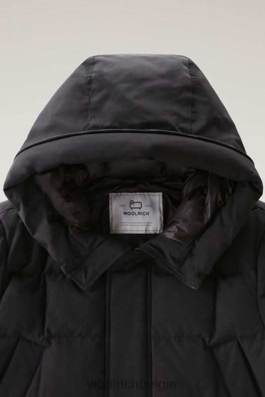 Blizzard gewatteerde parka van ramar-stof Woolrich Heren 8TTN0641 zwart kleding