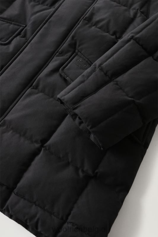 Blizzard gewatteerde parka van ramar-stof Woolrich Heren 8TTN0641 zwart kleding
