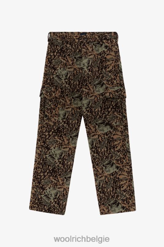 Camobroek van wolmix Aime Leon Dore Woolrich Heren 8TTN0748 bruine camouflage kleding