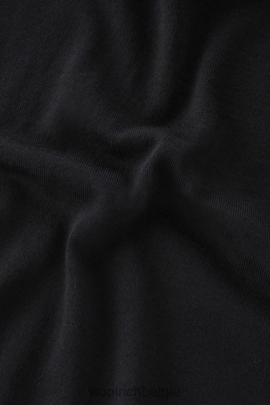 Coltrui van merino scheerwol Woolrich vrouwen 8TTN0219 zwart kleding