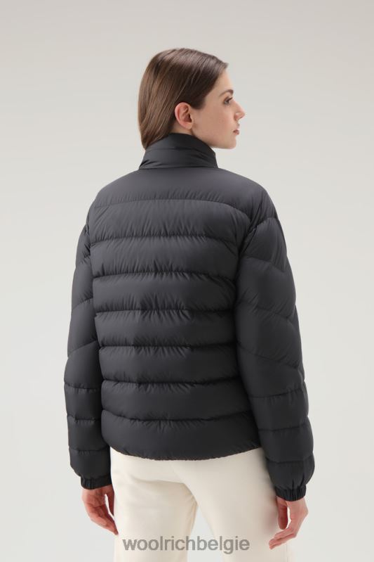 Ellis donsjack van microvezel Woolrich vrouwen 8TTN0296 zwart kleding