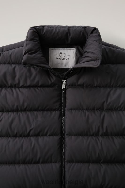 Ellis donsjack van microvezel Woolrich vrouwen 8TTN0296 zwart kleding