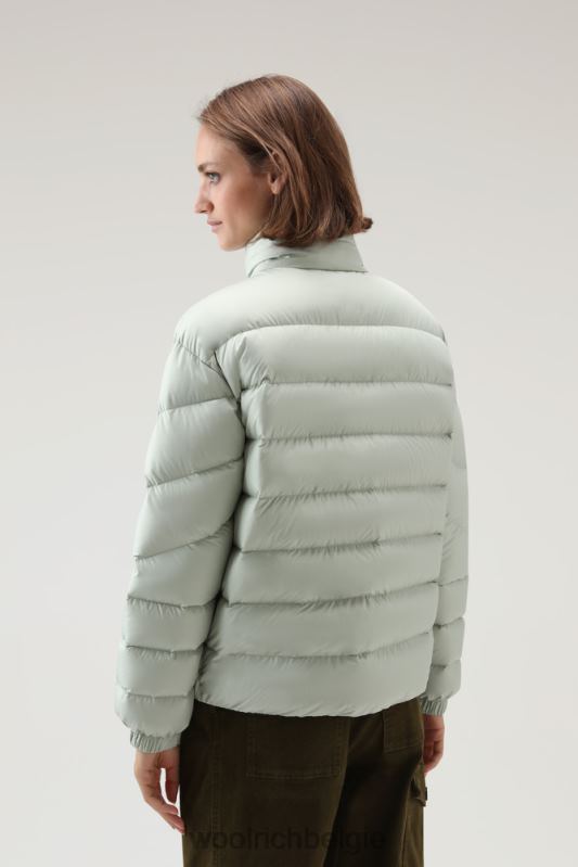 Ellis donsjack van microvezel Woolrich vrouwen 8TTN0310 woestijn salie kleding