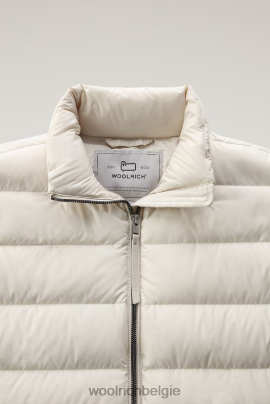 Ellis donsjack van microvezel Woolrich vrouwen 8TTN0312 melkachtige crème kleding