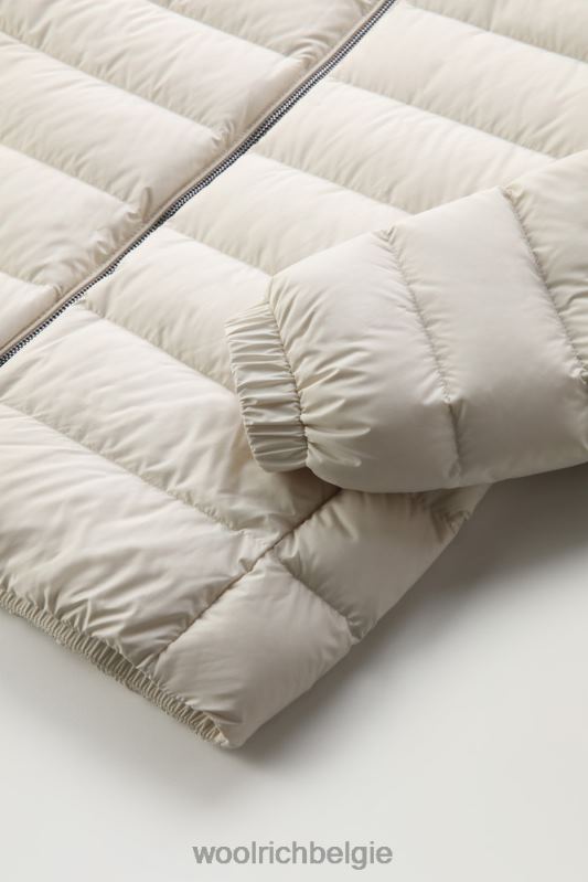 Ellis donsjack van microvezel Woolrich vrouwen 8TTN0312 melkachtige crème kleding