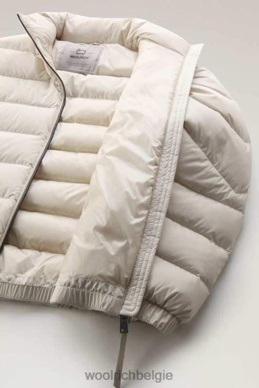 Ellis donsjack van microvezel Woolrich vrouwen 8TTN0312 melkachtige crème kleding