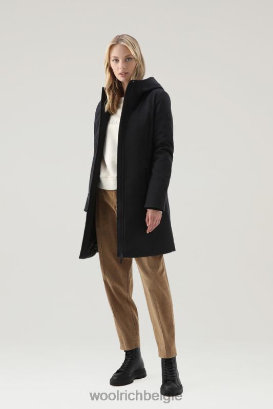 Firth parka van softshell Woolrich vrouwen 8TTN0341 zwart kleding