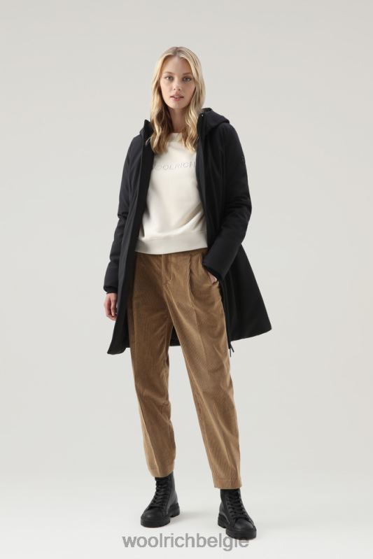 Firth parka van softshell Woolrich vrouwen 8TTN0341 zwart kleding