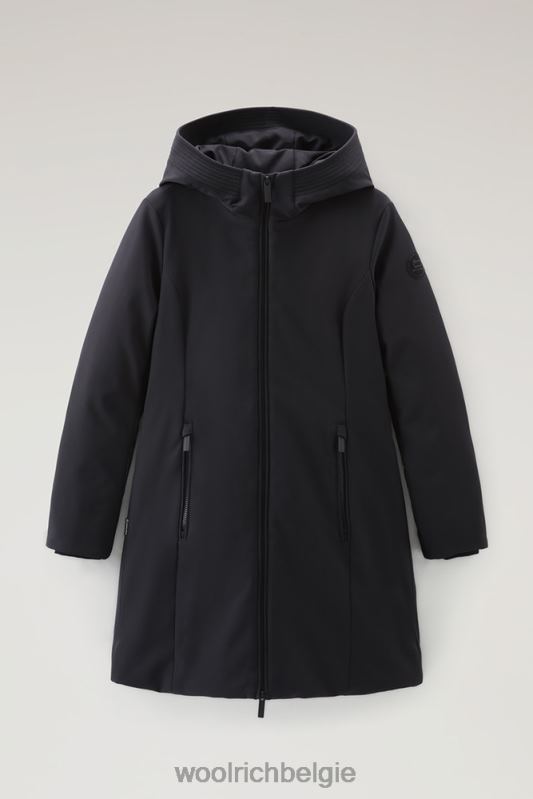 Firth parka van softshell Woolrich vrouwen 8TTN0341 zwart kleding