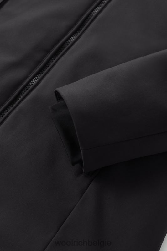 Firth parka van softshell Woolrich vrouwen 8TTN0341 zwart kleding
