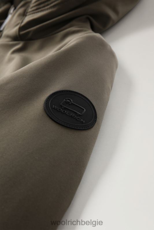 Firth parka van softshell Woolrich vrouwen 8TTN0345 donkergroen kleding