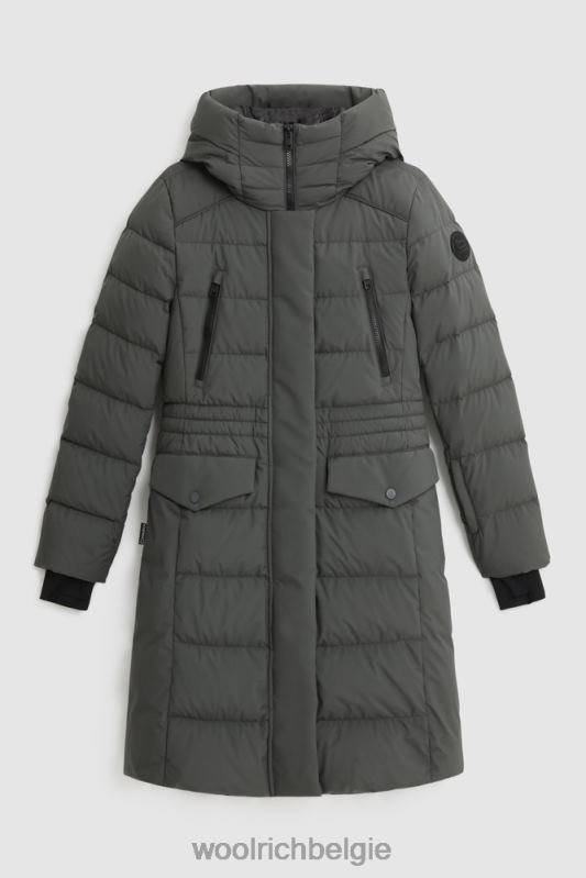 Gore-tex infinium tacony lange parka Woolrich vrouwen 8TTN0355 grijze schaduw kleding