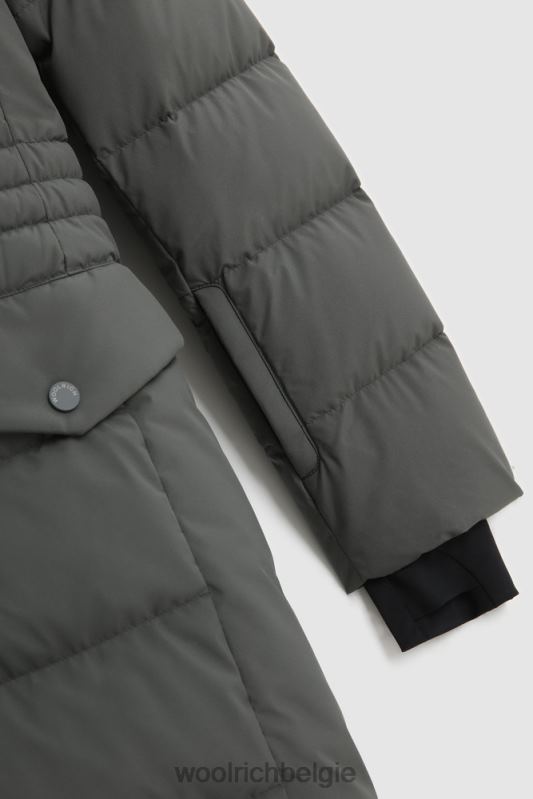 Gore-tex infinium tacony lange parka Woolrich vrouwen 8TTN0355 grijze schaduw kleding
