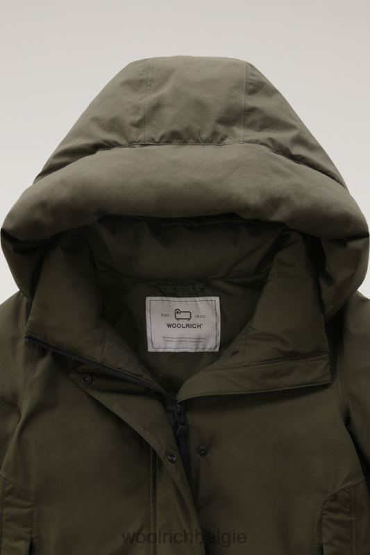 Gore-tex waterdichte Marshall-parka Woolrich vrouwen 8TTN0340 donkergroen kleding