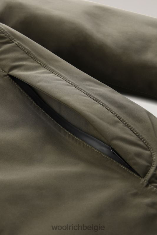 Gore-tex waterdichte Marshall-parka Woolrich vrouwen 8TTN0340 donkergroen kleding