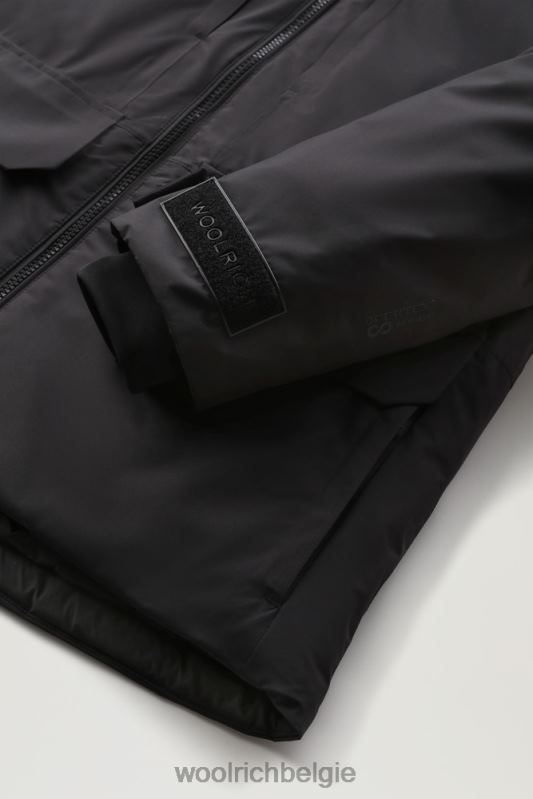 Harveys waterdichte jas in pertex revolve Woolrich vrouwen 8TTN0211 zwart kleding