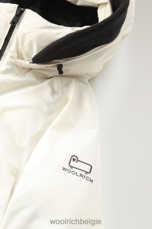 Harveys waterdichte jas in pertex revolve Woolrich vrouwen 8TTN0250 melkachtige crème kleding