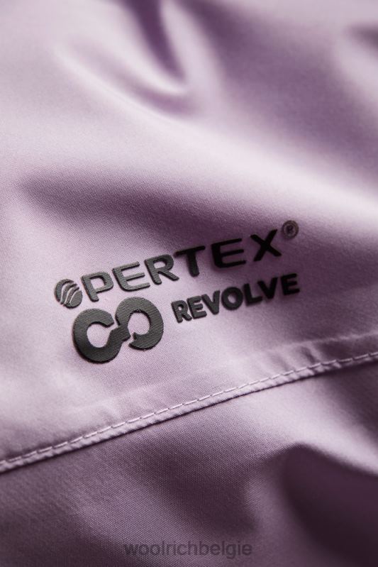 Harveys waterdichte jas in pertex revolve Woolrich vrouwen 8TTN0261 lila dageraad kleding