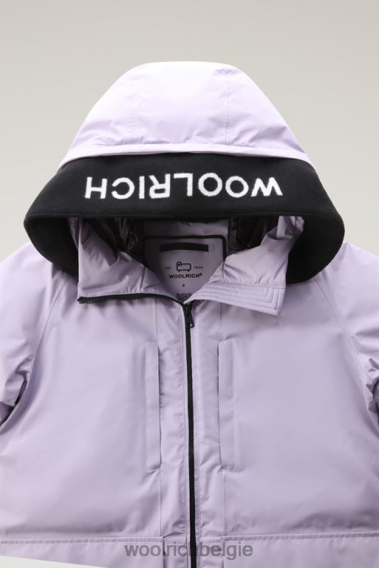 Harveys waterdichte jas in pertex revolve Woolrich vrouwen 8TTN0261 lila dageraad kleding