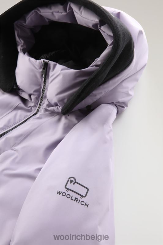 Harveys waterdichte jas in pertex revolve Woolrich vrouwen 8TTN0261 lila dageraad kleding