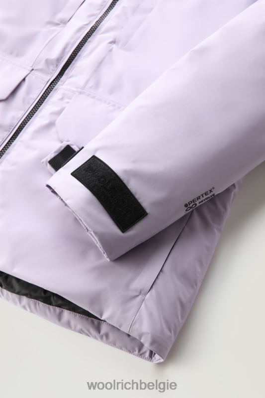 Harveys waterdichte jas in pertex revolve Woolrich vrouwen 8TTN0261 lila dageraad kleding